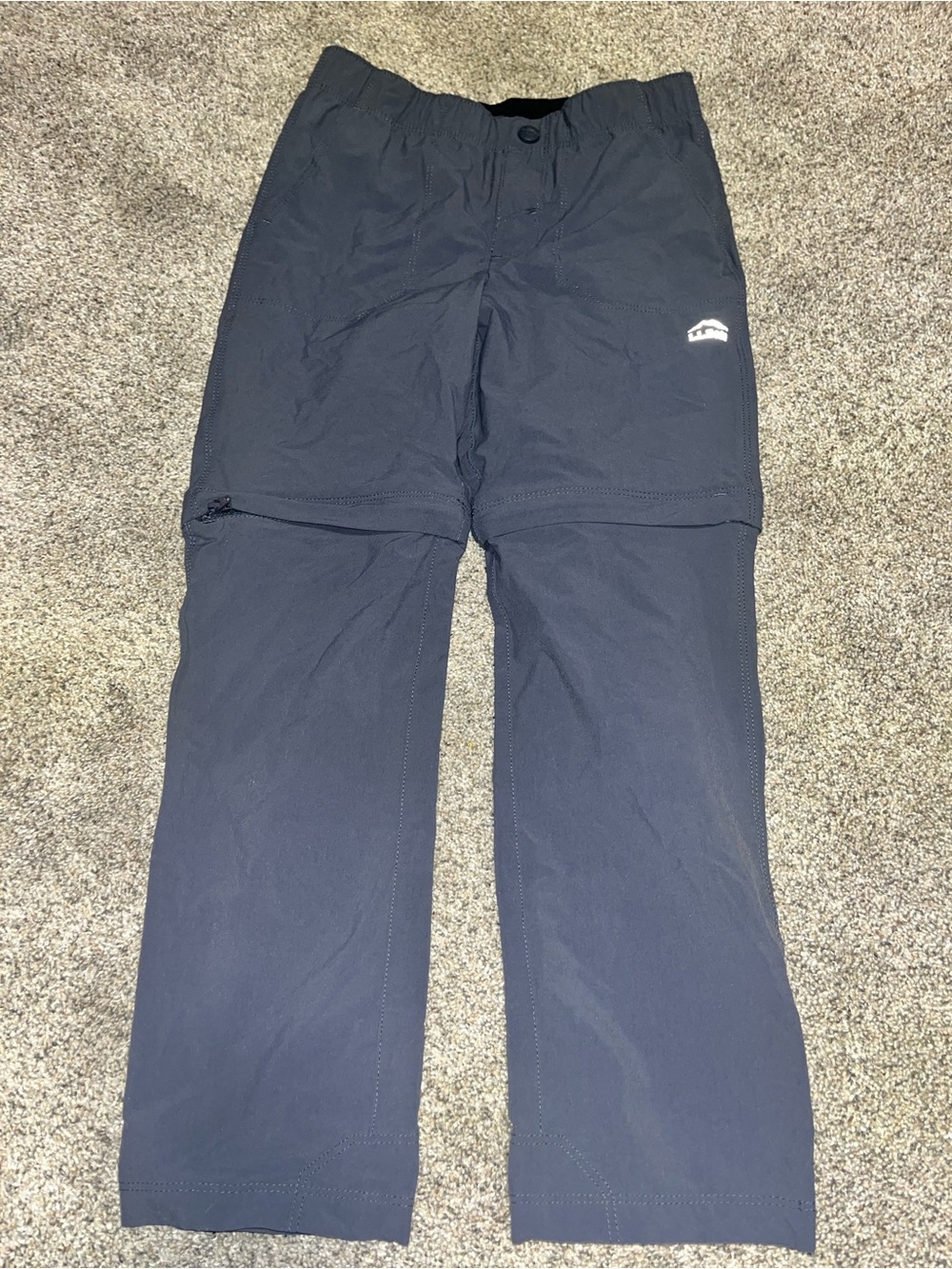 6/7y ll bean zip off hiking pants euc